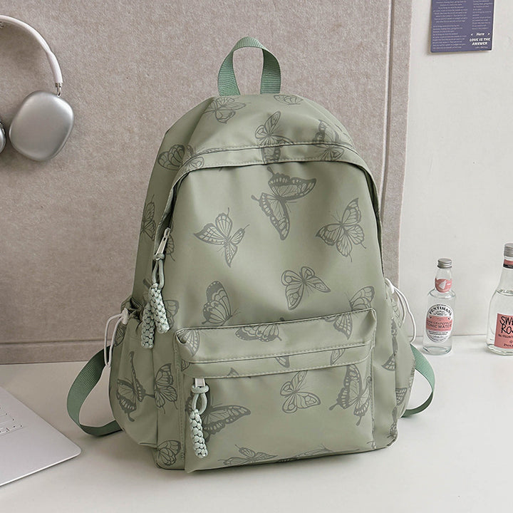 Elegante Schmetterlingsdruck Rucksack Karnz