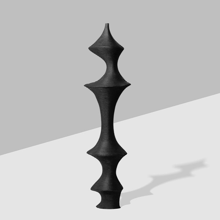 Moderne Texturierte Dekorative Skulptur