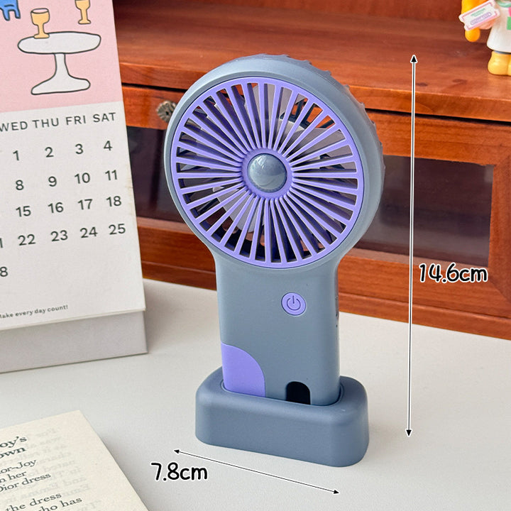 Damen Tragbarer Handventilator mit innovativer Windtechnologie und USB-Anschluss Karnz