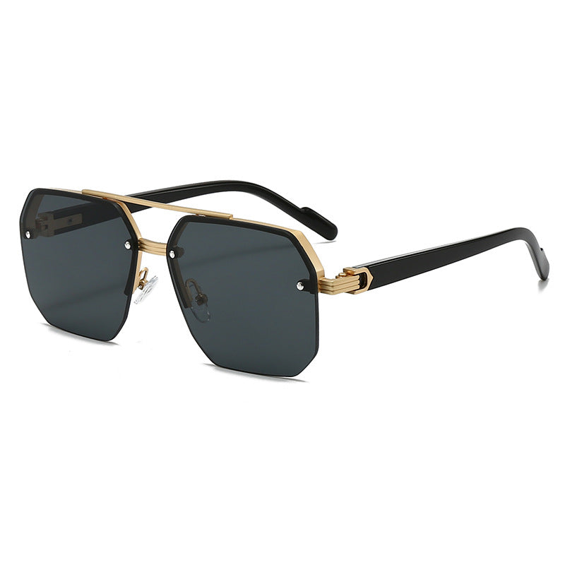Damen modische Sonnenbrille im trendigen Sechseck-Design Karnz