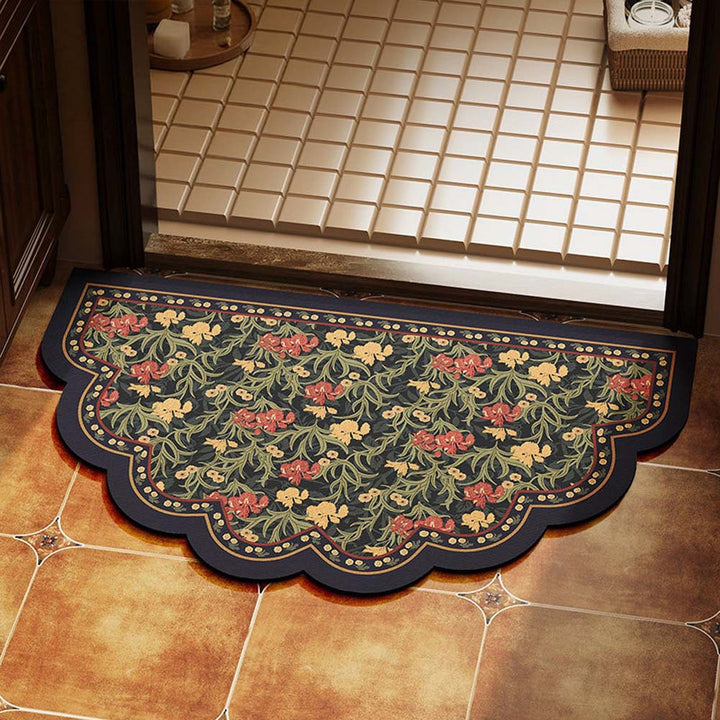 Dekorative florale Teppich