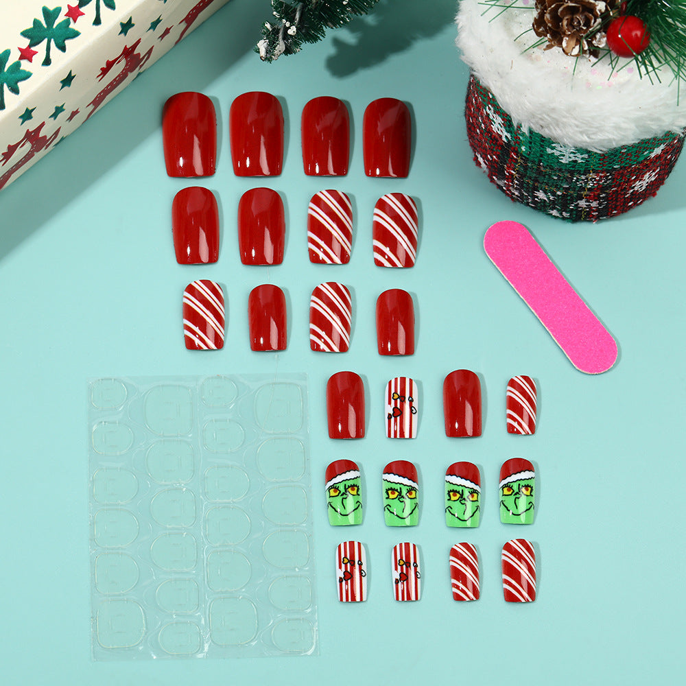 Kreative Weihnachtskunstnägel Karnz