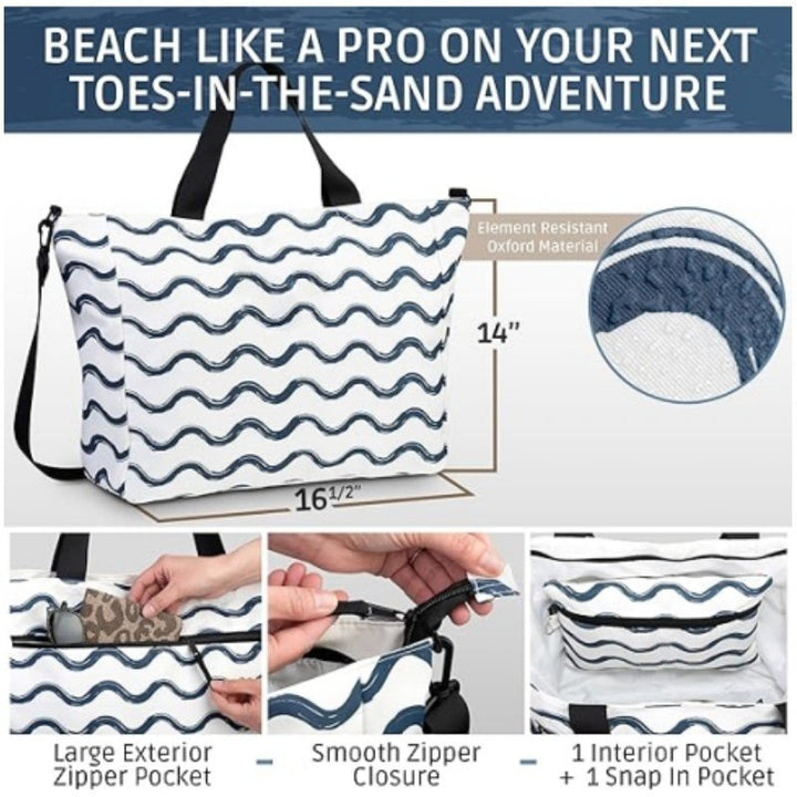Praktische und Stilvolle Strandtasche Karnz