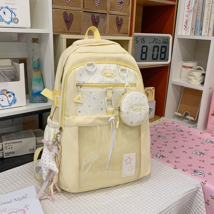 Stylischer Multifunktions-Rucksack mit gepolsterten Gurten Karnz