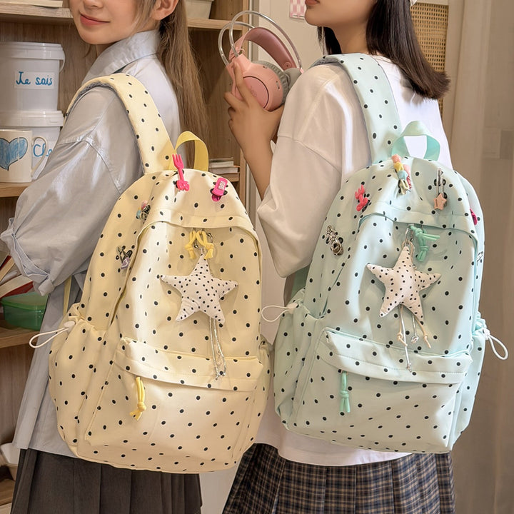 Polka Dot Leichter Rucksack Karnz