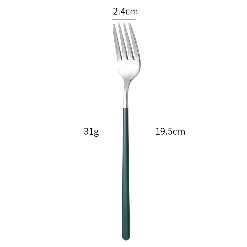 Elegante Edelstahl Essgabel mit Ergonomischem Griff Karnz