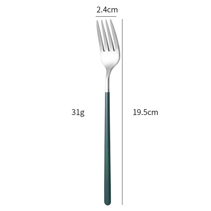 Elegante Edelstahl Essgabel mit Ergonomischem Griff Karnz