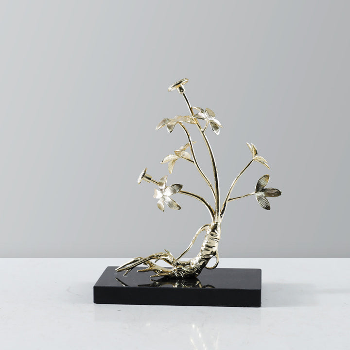 Elegante dekorative Blumen Skulptur