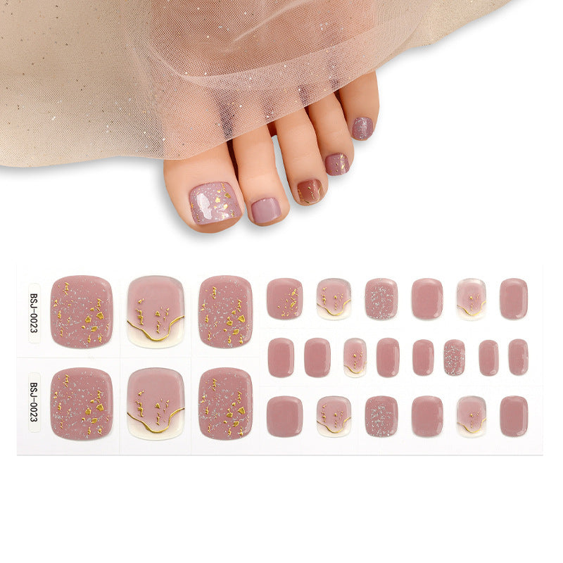 Künstlerische florale Nagelkunst-Wickel