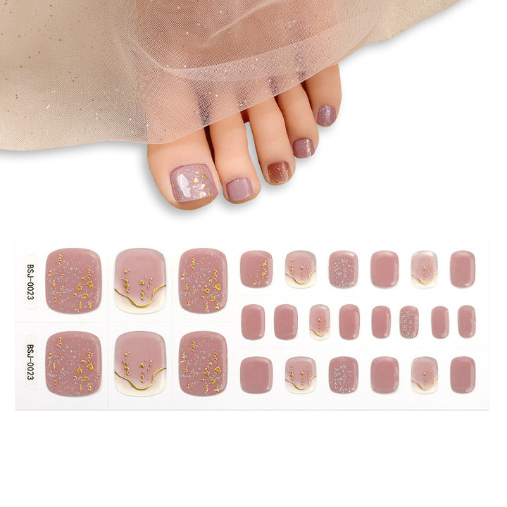 Künstlerische florale Nagelkunst-Wickel