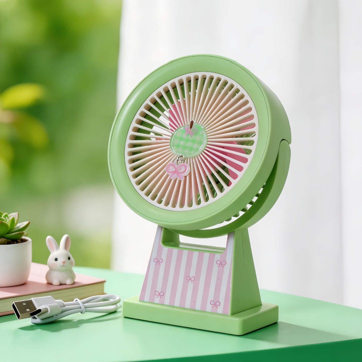 Damen Lustiger Tischventilator im kreativen Tierdesign Karnz