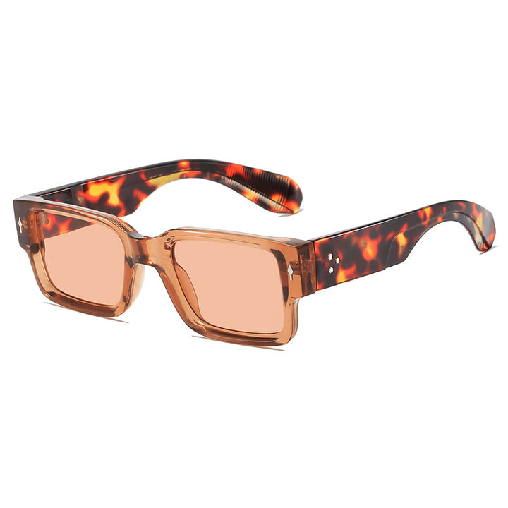 Moderne Minimalistische Quadratische Sonnenbrille Karnz
