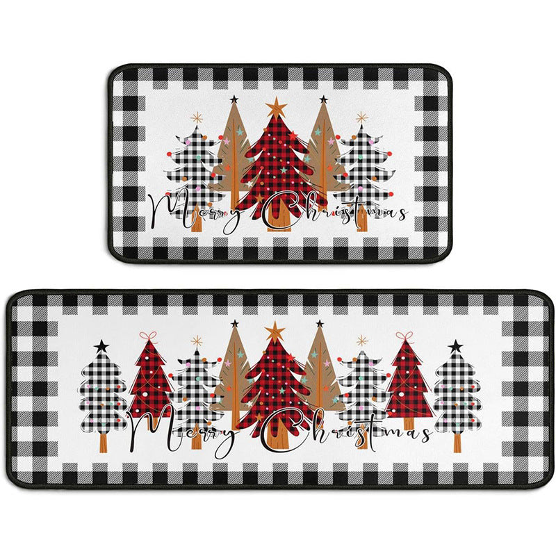 Festliche Weihnachtsküchenmatten-Set Karnz