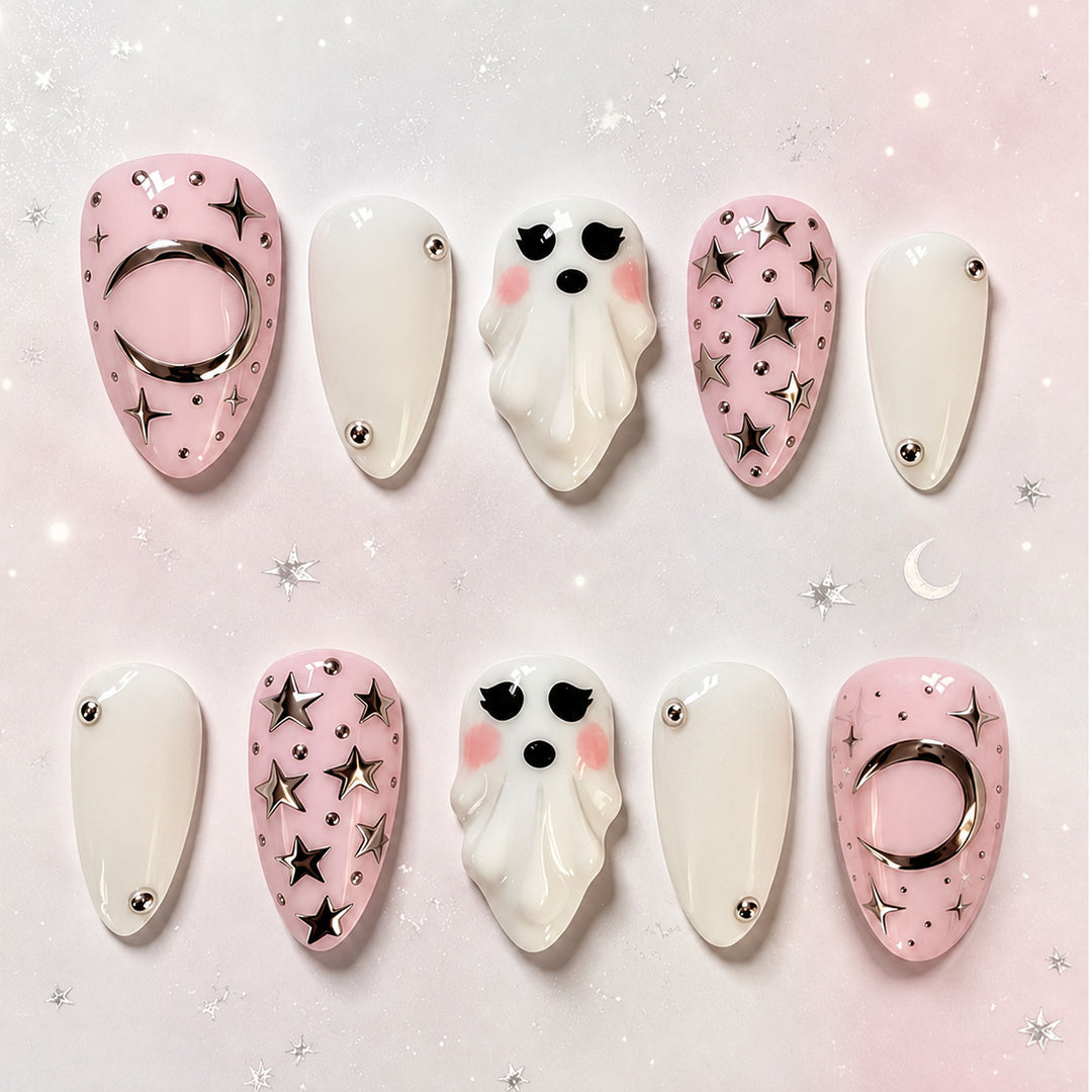 Kreatives Halloween Kunstnagelset mit Gruselmotiven Karnz