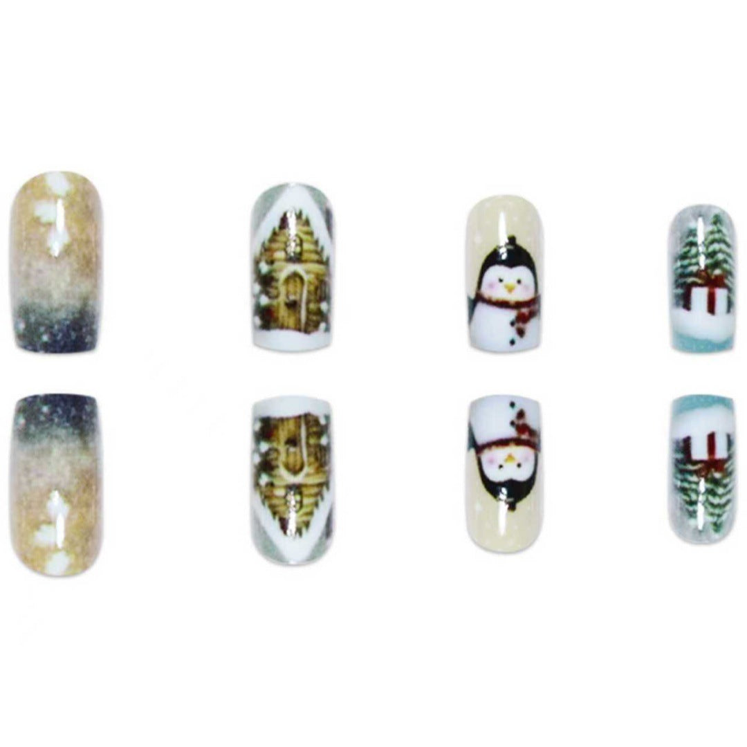 Winter-Themen Dekorative Nagelkunst Karnz