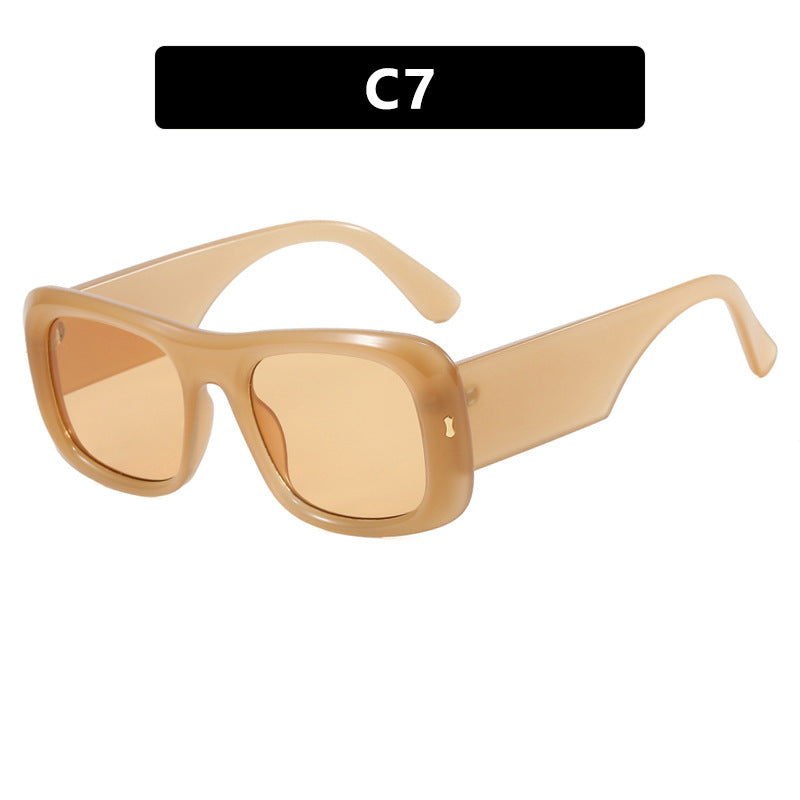 Damen quadratische Sonnenbrille mit reflexionsschützenden Gläsern und moderner Rahmenkonstruktion Karnz