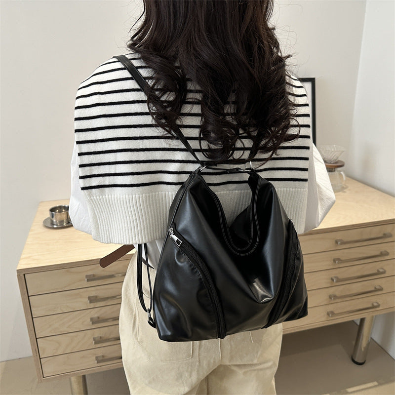 Chic Kunstleder Hobo Tasche Karnz