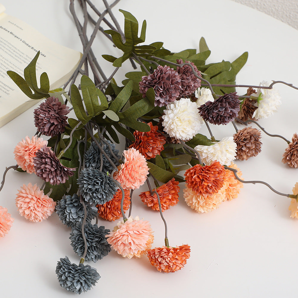 Künstlicher Blütenzweig mit detailreichen Blüten Karnz