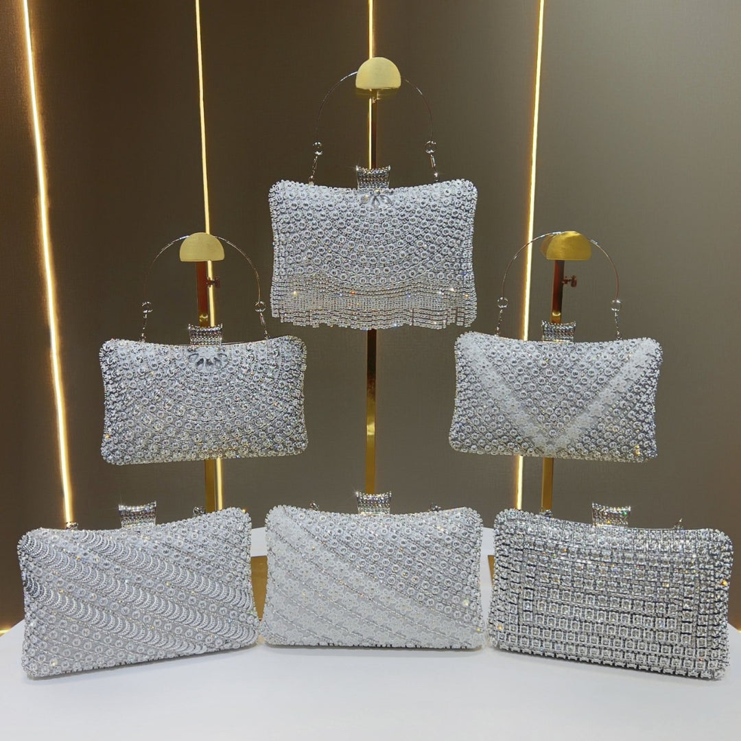 Rhinestone-besetzte Abend-Clutch
