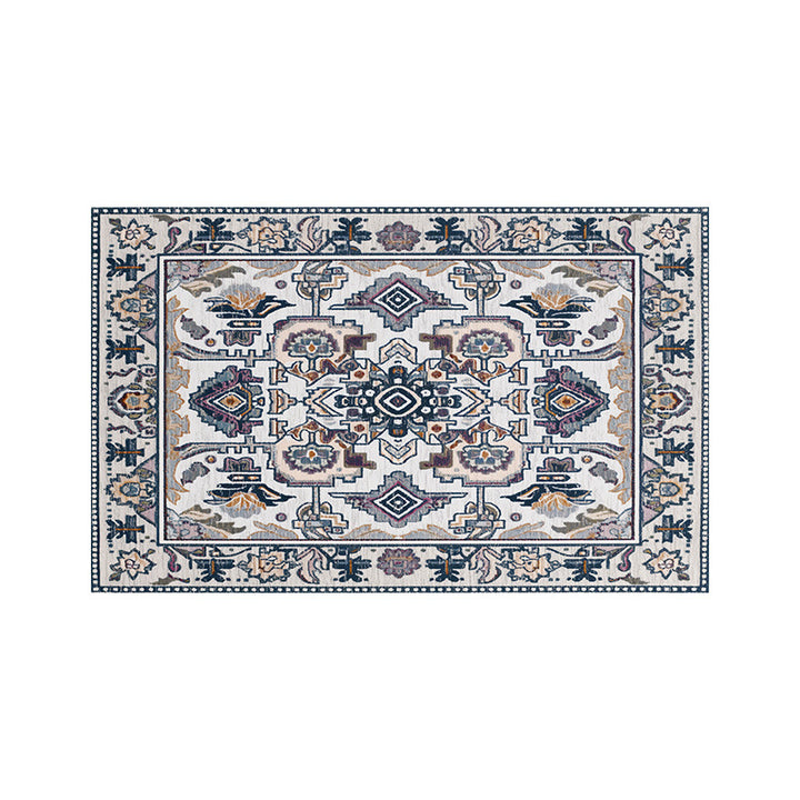 Vintage-inspirierter floraler Teppich Karnz