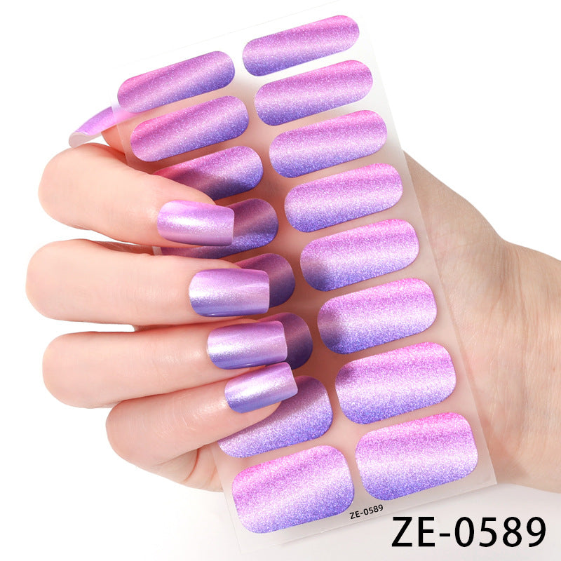 Ombre Glitter Nagel Wraps
