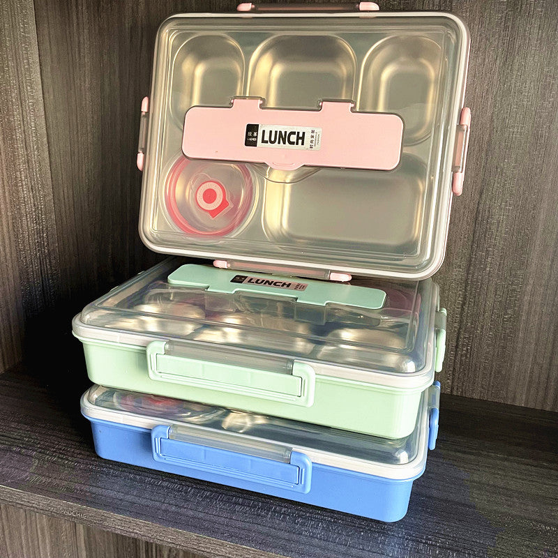 Mehrere Fächer Edelstahl Bento Box