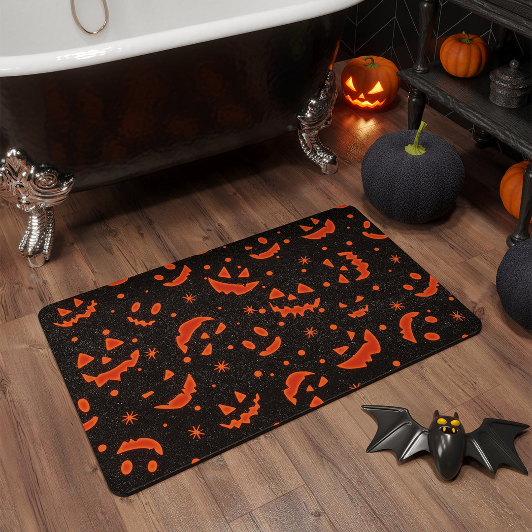 Halloween-Themen-Badmatte