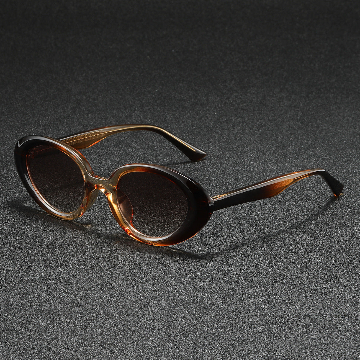 Damen modische Sonnenbrille im eleganten, ovalen Design Karnz