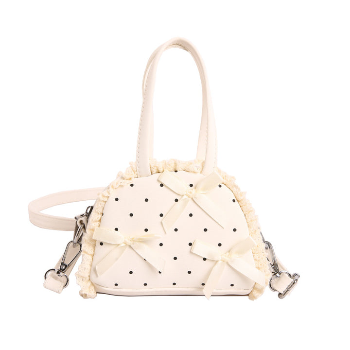 WoCharming Schleifen-verzierte Alltagshandtasche Karnz