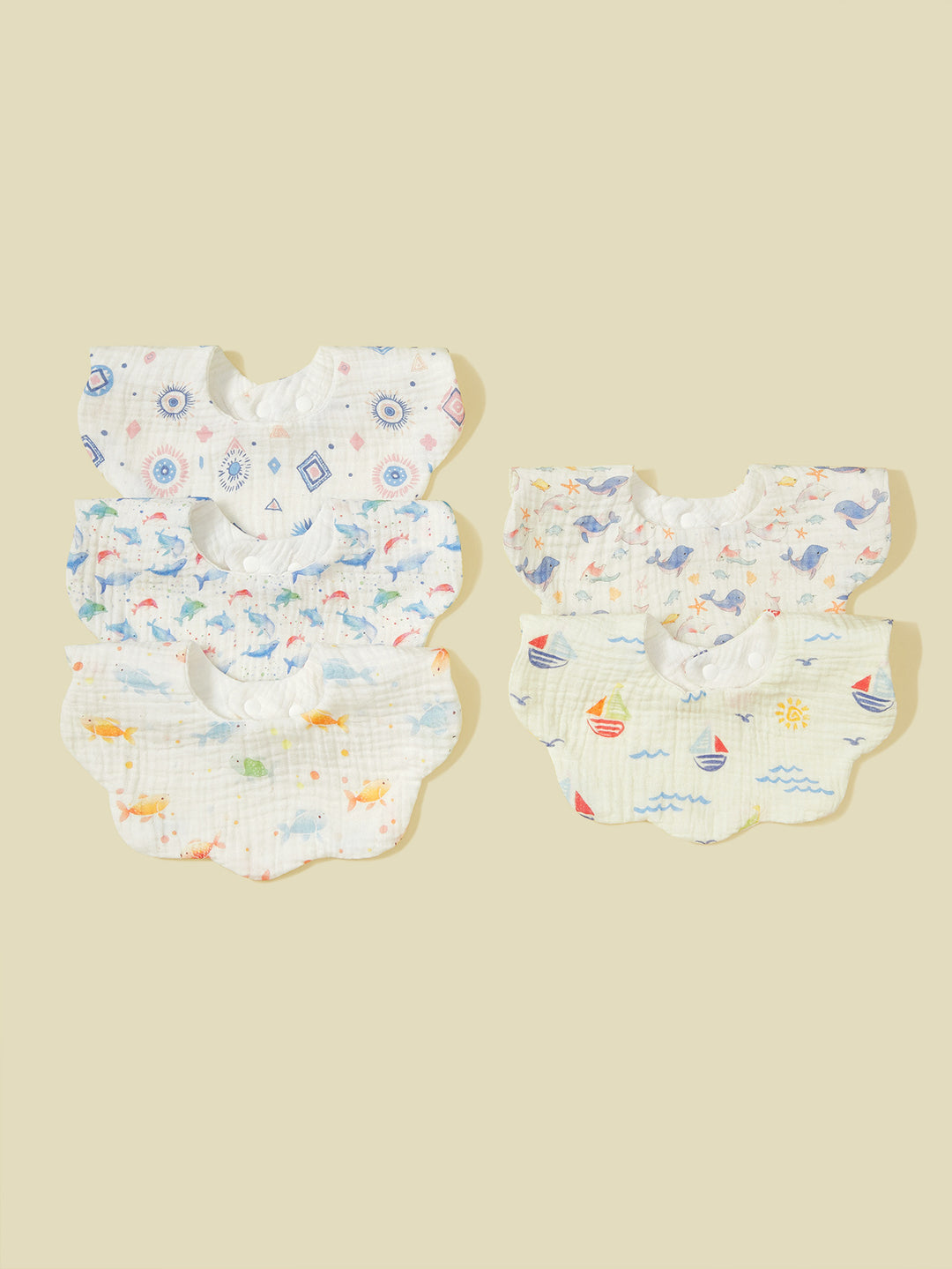 Weiche Musselin Baby Bandana Lätzchen Set Karnz
