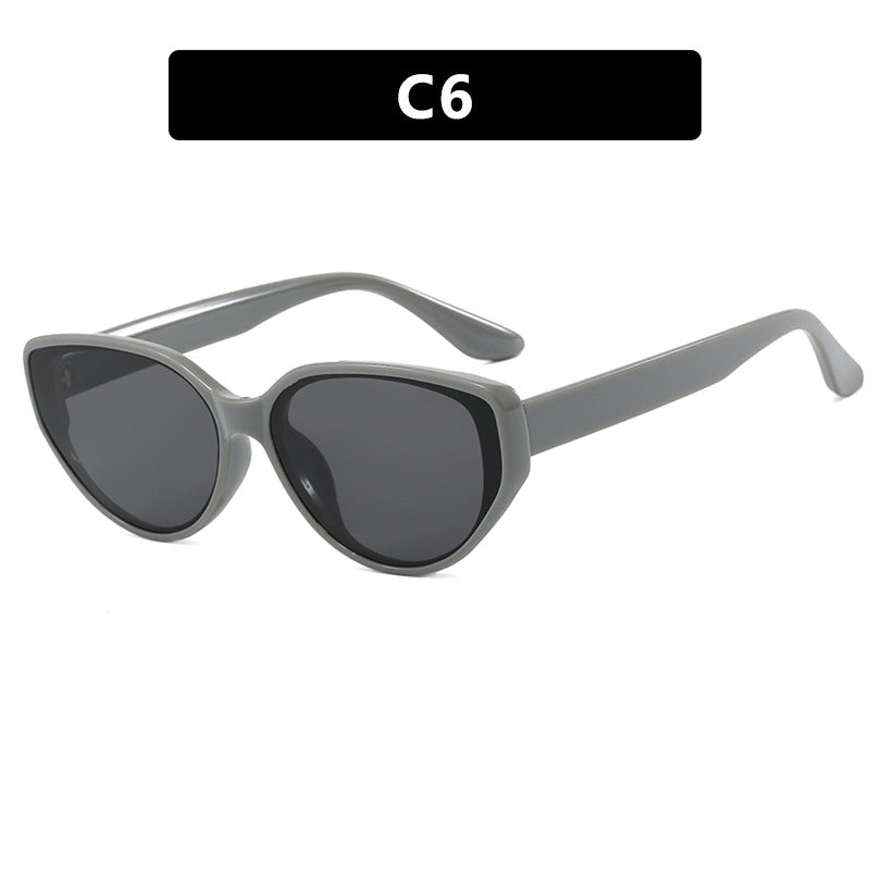 Damen Cat-Eye Sonnenbrille mit modischem Schildkrötenmuster und UV-Schutz Karnz