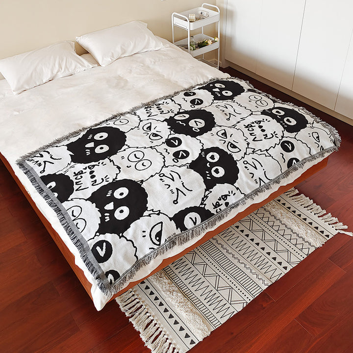 Bohemian gemusterte Wurfdecke