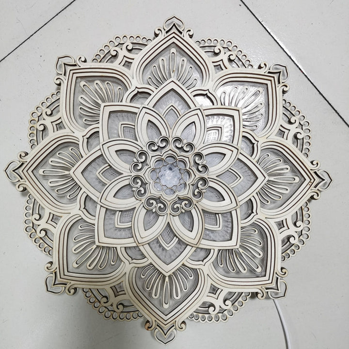 Aufwändig handgefertigtes dekoratives Mandala