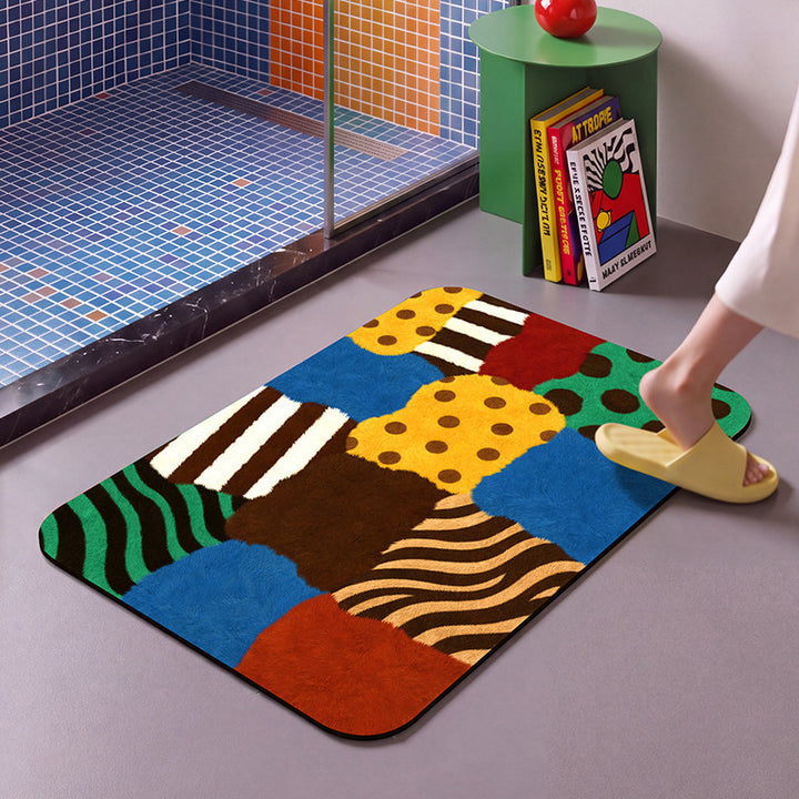 Absorbierende Badmatte