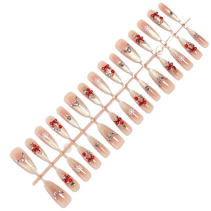 Kunstnagelset mit festlichem Design Karnz