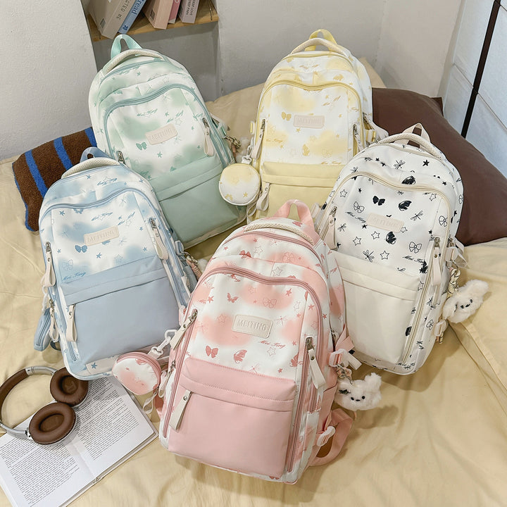 Trendiger Gemusterter Rucksack Karnz