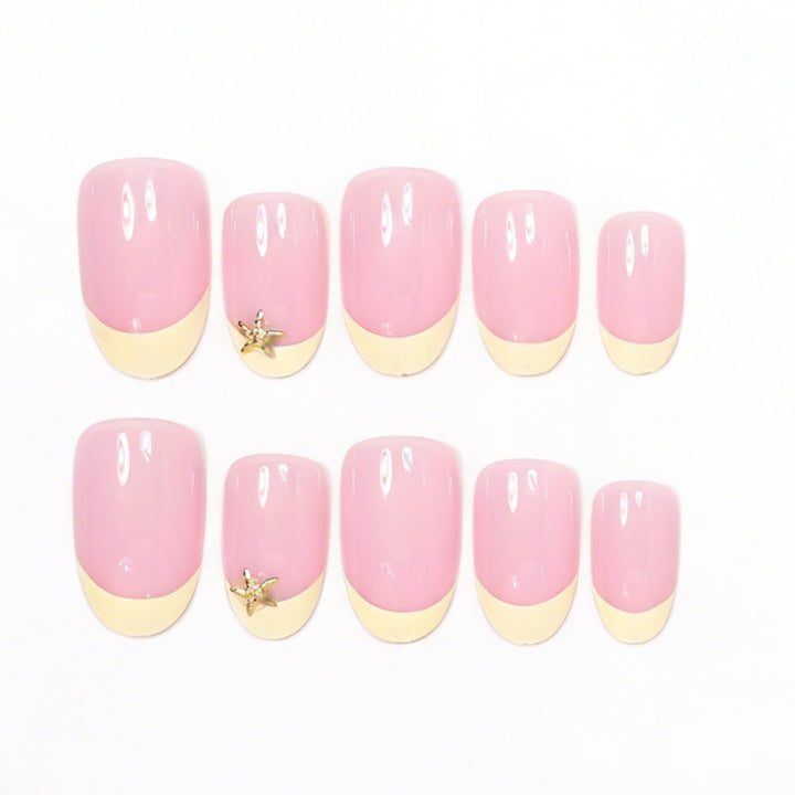 Elegantes Seestern Akzent Nagelkunst Set Karnz