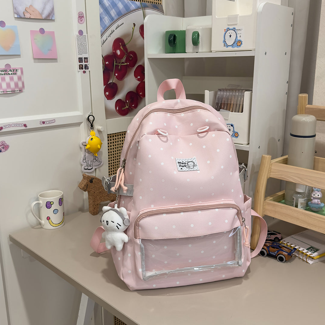 Polka-Dots-Design-Rucksack Karnz