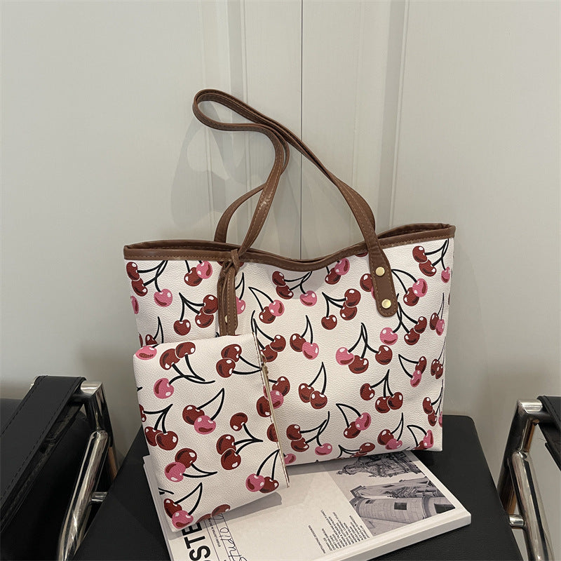 WoWhimsical Kirschen Druck Tragetasche Karnz