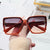 Damen moderne oversized Sonnenbrille Karnz