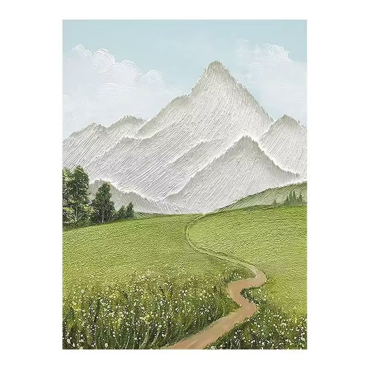 Gerahmte Majestätische Berglandschaft Kunst