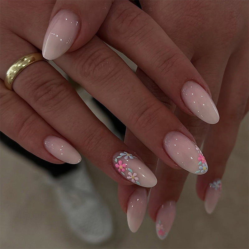 Floral Decorative Press-On Nail Set Karnz 1788496020