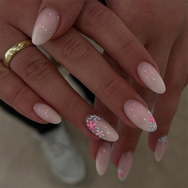 Floral Decorative Press-On Nail Set Karnz 1788496020