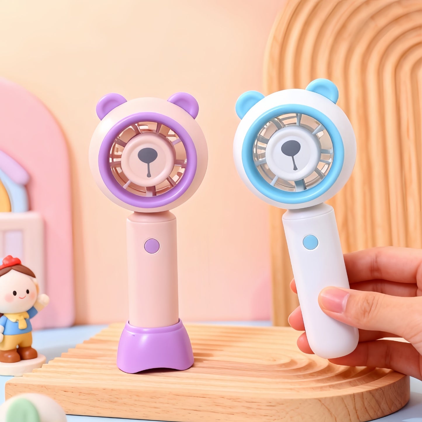 Unisex tragbarer Handventilator mit tierischem Design Karnz