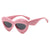 Damen Cat-Eye Sonnenbrille mit innovativem Kunststoffrahmen Karnz