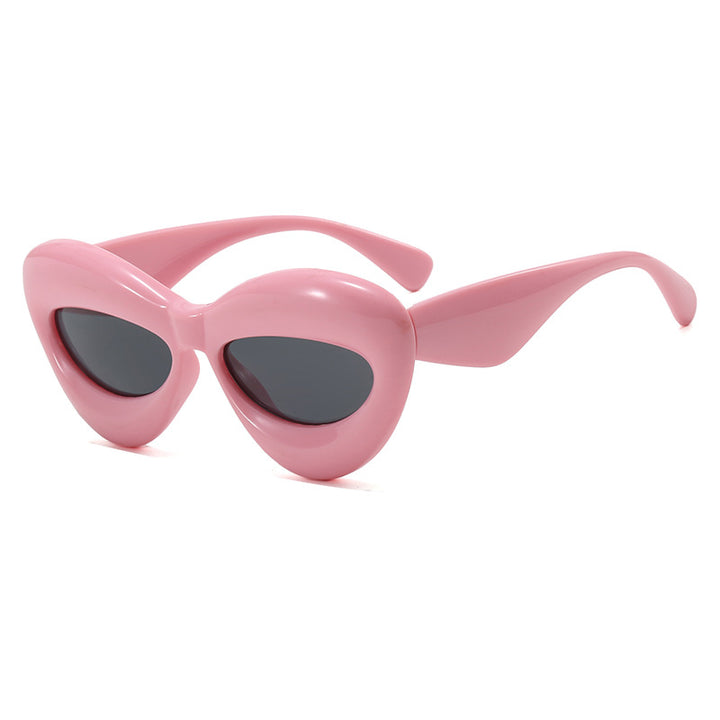 Damen Cat-Eye Sonnenbrille mit innovativem Kunststoffrahmen Karnz