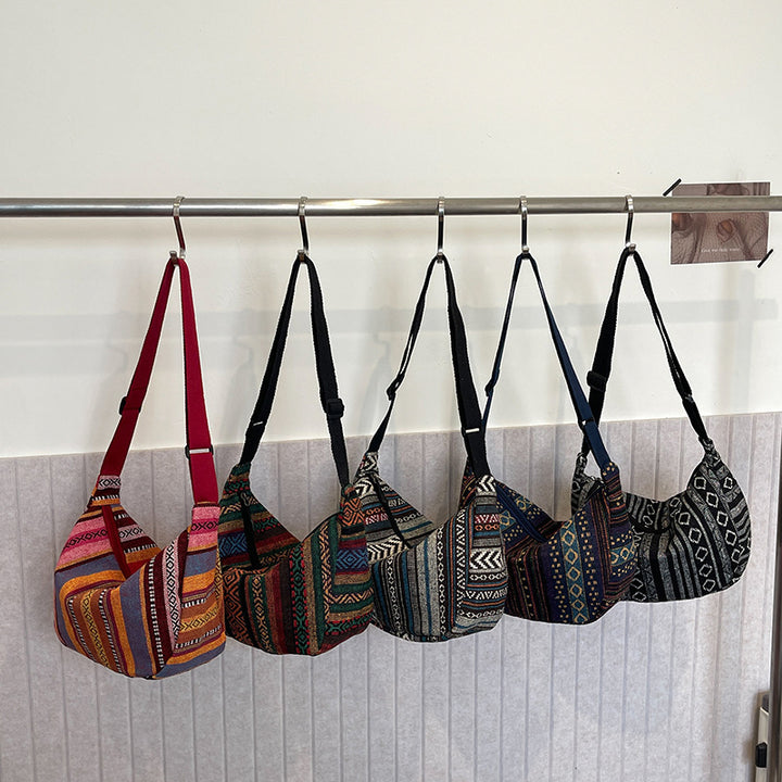 WoBohemian Ethnisches Muster Hobo Tasche Karnz