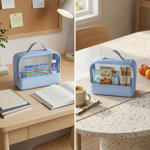 Praktische und Transparente Kosmetik-Organizer-Tasche Karnz
