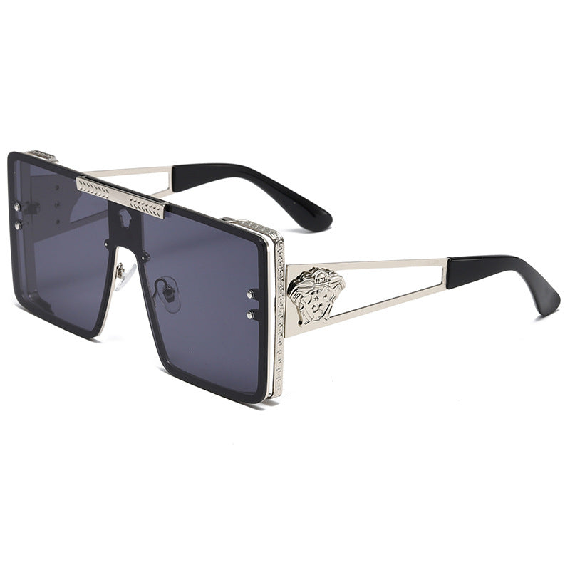 Damen oversized Luxus-Sonnenbrille mit filigranem Designelement Karnz