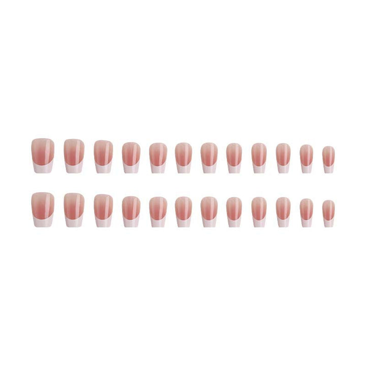 Elegantes französisches Tipp-Acryl-Nagelset
